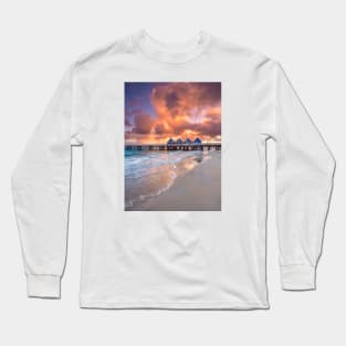 Busselton Jetty at Sunrise Long Sleeve T-Shirt